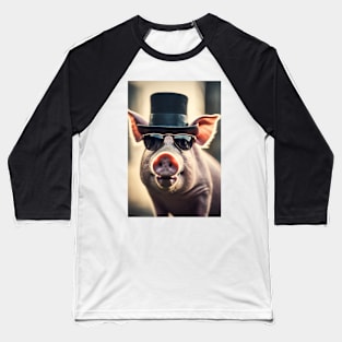 Funny pig Baseball T-Shirt